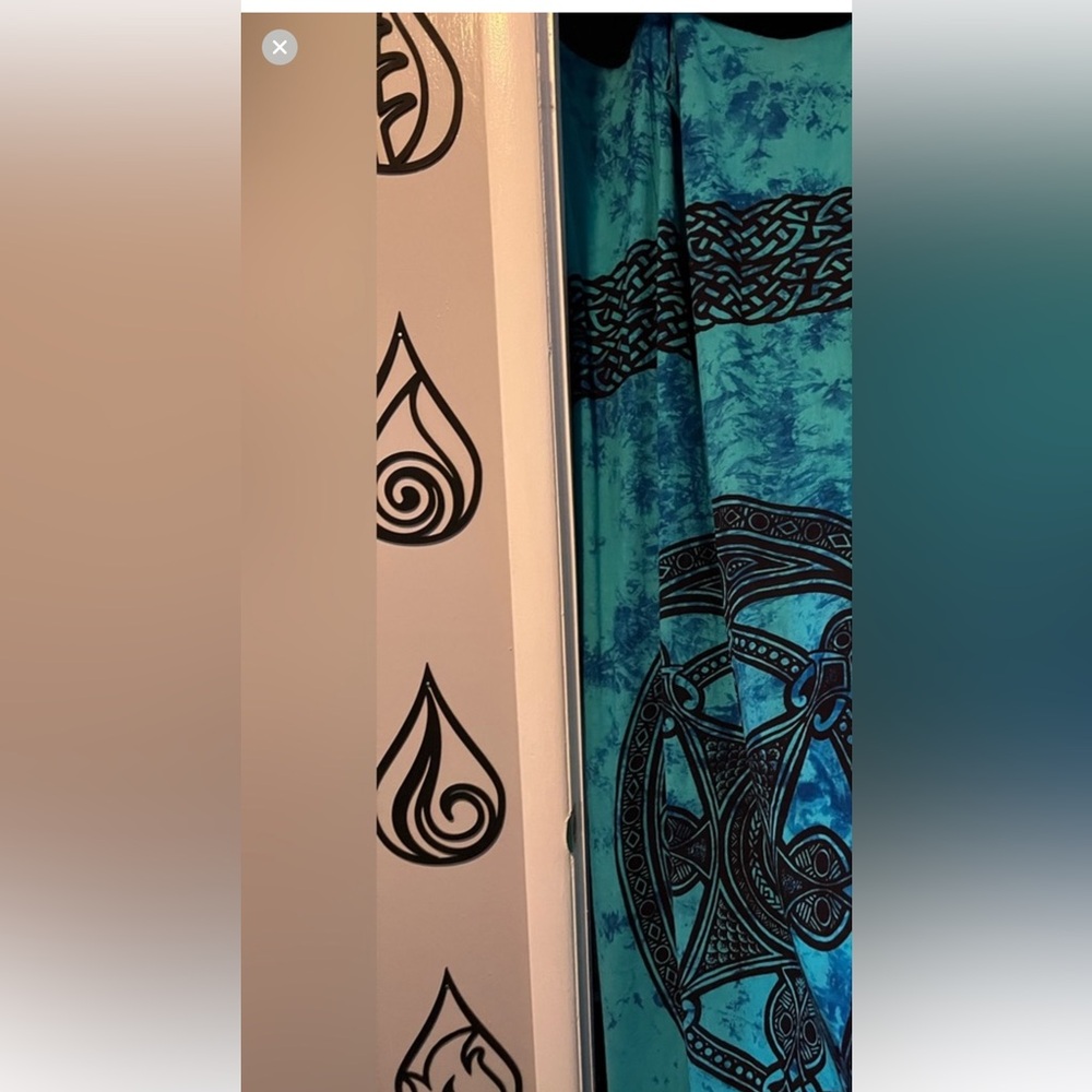 Black Leaf Wall Art Decor